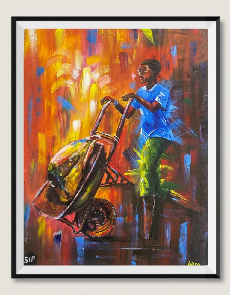 Push forward : Wheelbarrow 