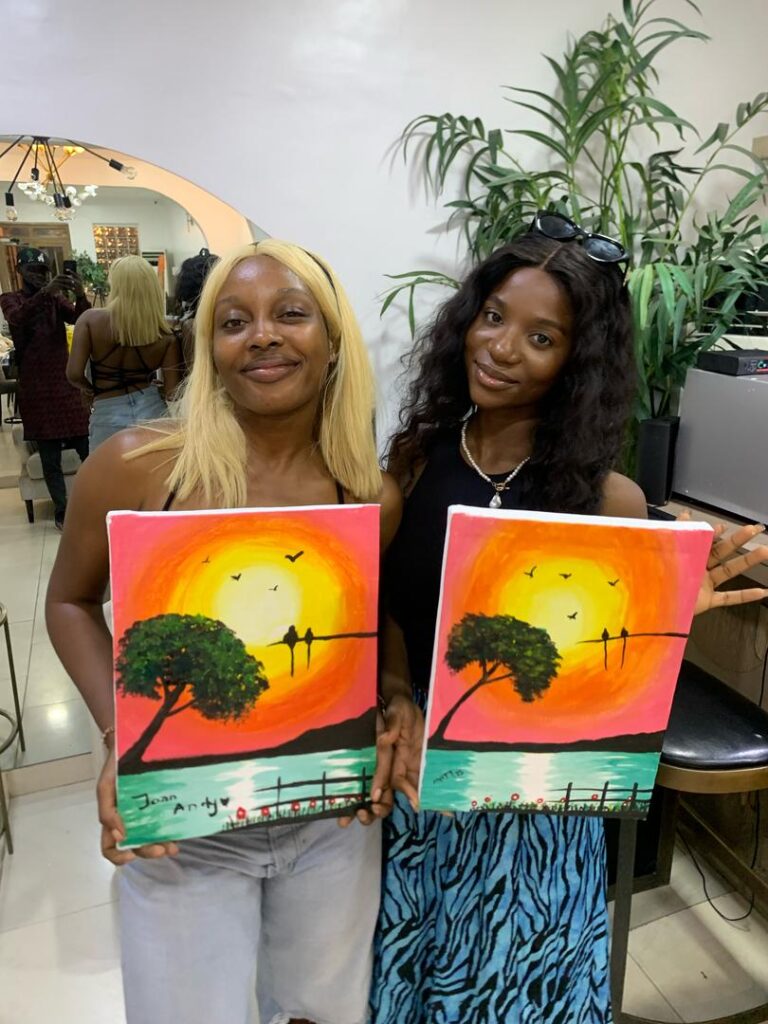 painting on Canvas everyday 365 days a year every day